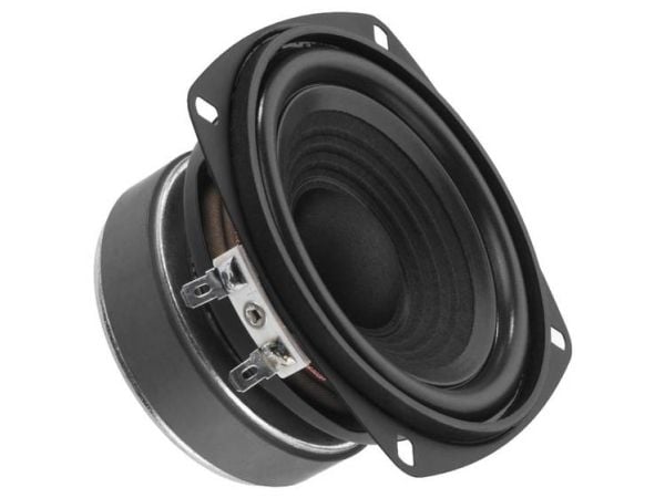 Monacor SP-60/4, Subwoofer-høyttalerdriver, 30 W, Rund, 105 x 105 mm