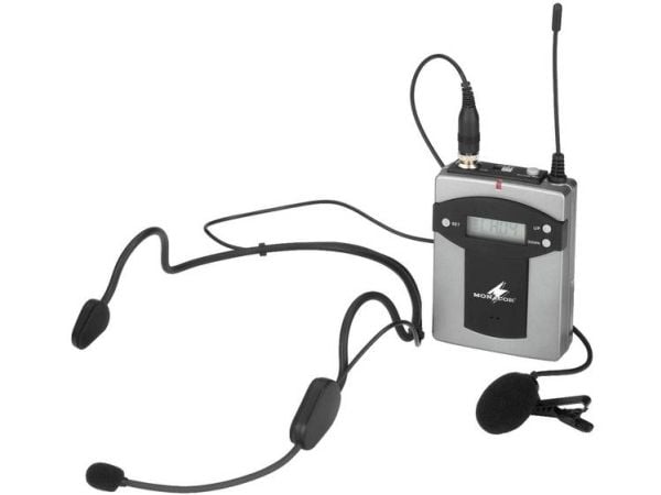 Monacor TXA-800HSE, Kroppspakkesender, 863,1 - 864,9 MHz, 70 - 16000 MHz, 70 - 16000 Hz, Ultra høy frekvens (UHF), 1 kanaler