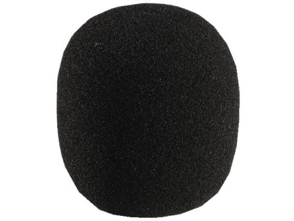 Monacor WS-60, DM-2500, Svart, Skum, 6 cm, 7 cm