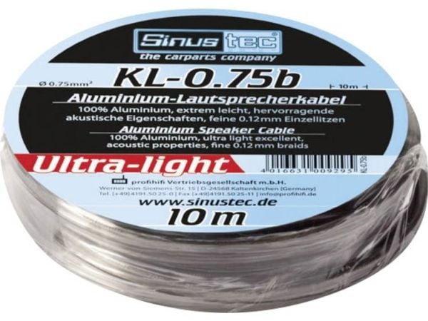 Sinustec KL-0,75b Car-Hi-Fi tilkoblingssett for utgangsforsterkere