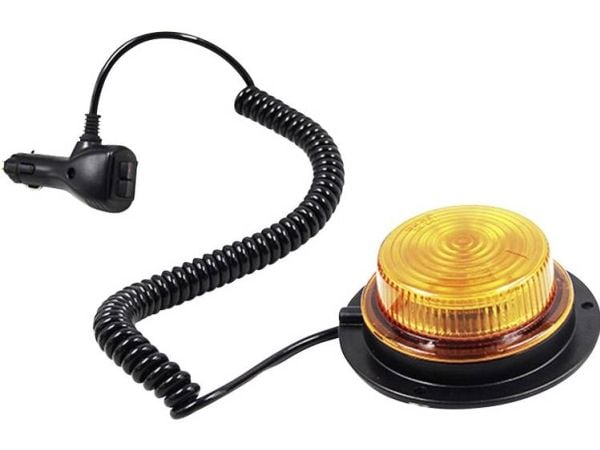 SecoRüt rotorblink 95113 12 V, 24 V via ledningsnett, skrumontering/magnetmontering, oransje