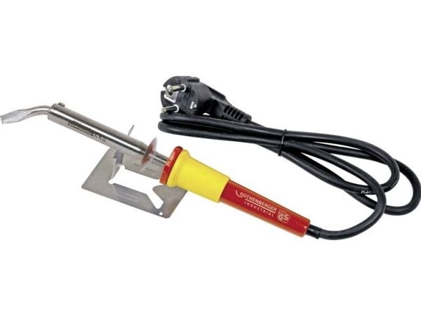 Rothenberger Industrial 35959 loddekolbesett 230 V 100 W, vinklet 45°, flat form, loddespiss av nikkel, spissform +560 °C (maks)