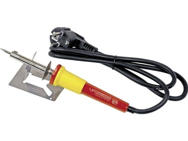 Rothenberger Industrial 1500000544 loddekolbe 230 V 15 W spissform, nikkelloddspiss, flat form, vinklet 45° +420 °C (max)