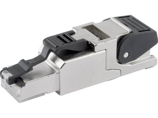 Telegärtner - Nätverkskontakt - RJ-45 (hane) - skärmad - CAT 6a - tvinnad