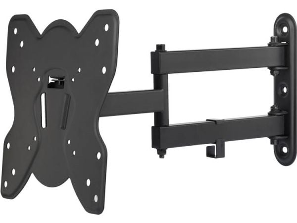 Conrad SP-5369932, 58,4 cm (23"), 106,7 cm (42"), 75 x 75 mm, 200 x 200 mm, 0 - 12°, Sort