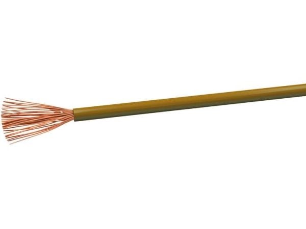 VOKA Kabelwerk H05VK1BR Letkukaapeli H05V-K 1 x 1 mm² Ruskea 100 m