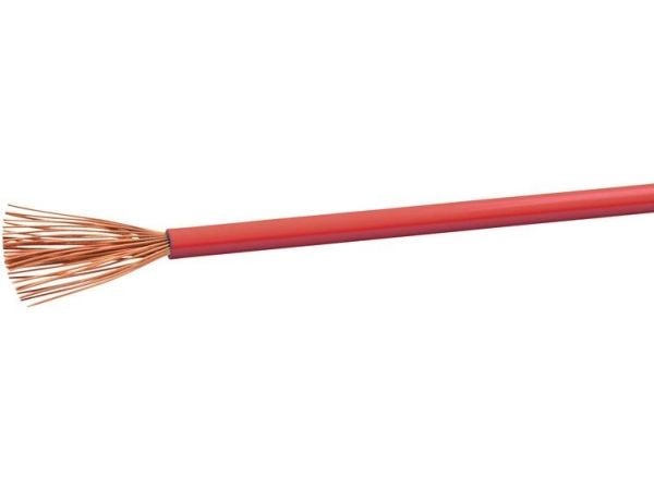 VOKA Kabelwerk H05VK05RT Slangekabel H05V-K 1 x 0,50 mm² Rød 100 m