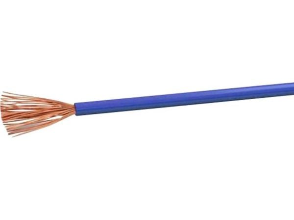 VOKA Kabelwerk H05VK1BL Kierretty kaapeli H05V-K 1 x 1 mm² Sininen 100 m
