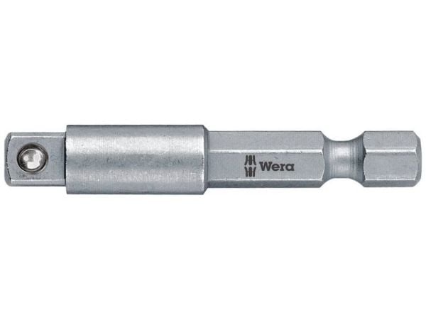 Wera 05311517001, Skaft til håndverktøy, Metall, Rustfritt stål, 16 g, 50 mm, 8 mm