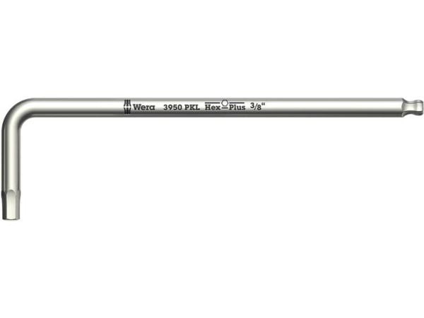 Wera 05022718001, L-formet hexnøkkel, Imperisk, 1 stykker, Rustfritt stål, 3/8", 22,4 cm