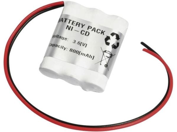 Emmerich 36AA800R hätäakun kaapeli 3,6 V 800 mAh