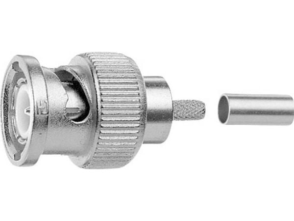 Telegärtner J01000L1255z J01000L1255z BNC-kontakt Kontakt, rak 50 Ω 1 st
