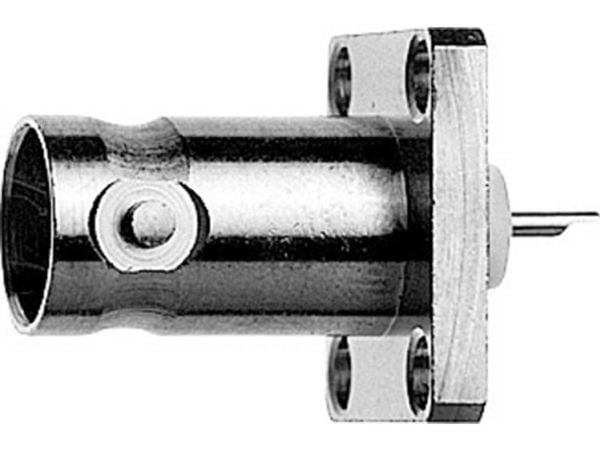 Telegärtner BNC installasjonskontakt med flens 50 Ohm, Z05, a=Ø2,8 - 5 stk (J01001A0612)