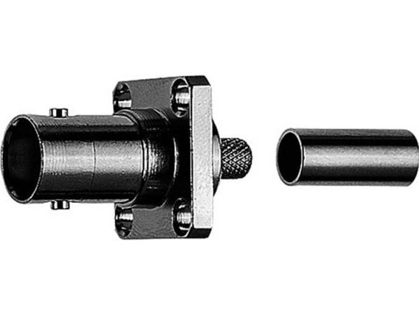 Telegärtner J01001A0079 BNC-kontakt hona, inbyggnad 50 ? (J01001A0079)