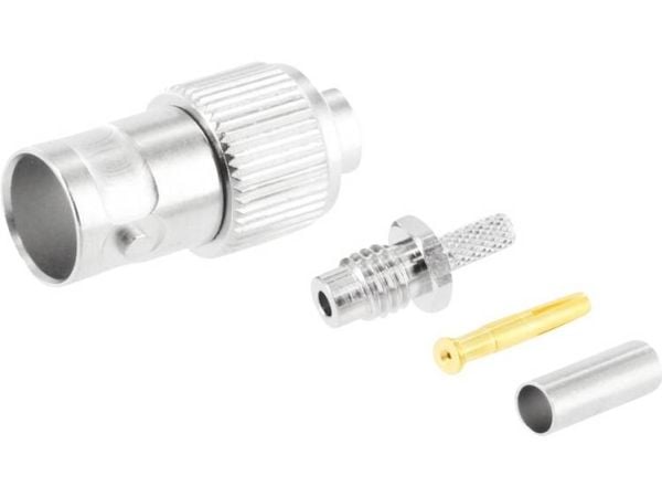 Telegärtner BNC kabelsokkelkrympe G04 75 OHM for G04 (RG-179B/U) - 5 stk (J01003B0021)