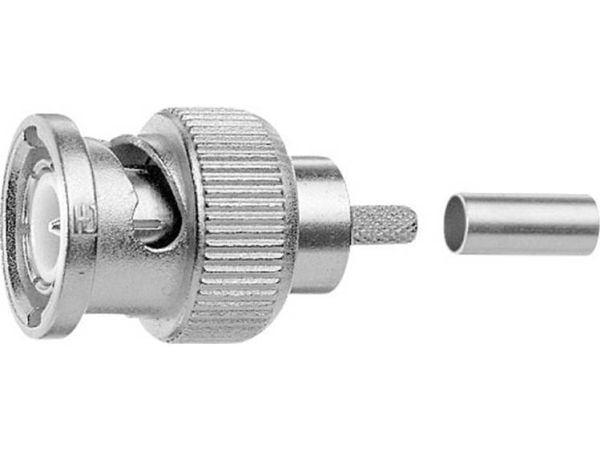 Telegärtner BNC-kabelkontakt Crimp 50 Ohm, crimp/crimp, Professional, A0205, RG-142B/U, 1.0/2.95 AF - 5 st (J01000A0008)