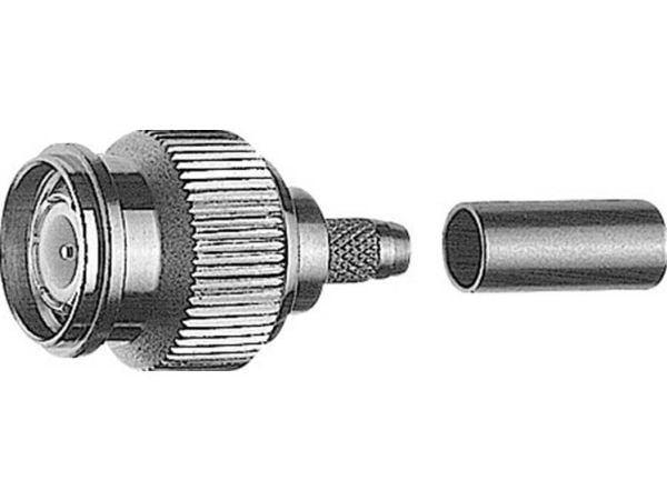 Telegärtner TNC-kabelkontakt krymp 50 Ohm, crimp/crimp, Professional, A0205, RG-142B/U, 1.0/2.95 AF, 5 st (J01010A0000)