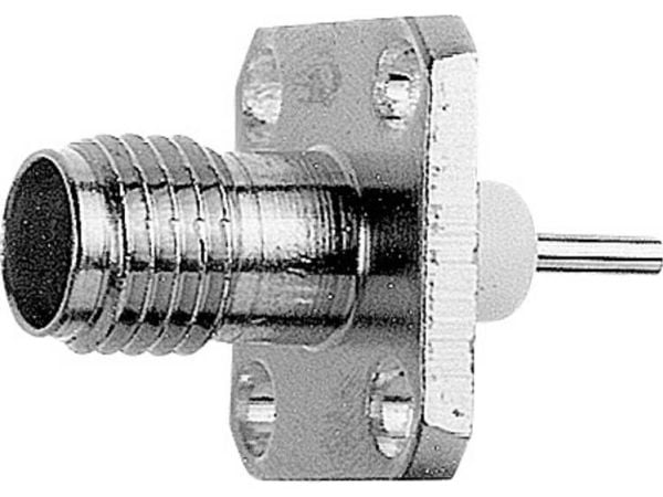 Telegärtner J01151A0621 J01151A0621 SMA-liitin Laippaliitäntä 50 Ω 1 kpl
