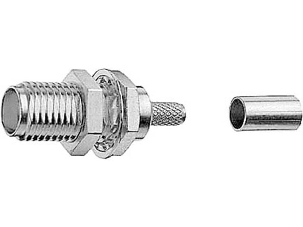 Telegärtner SMA kabelinnbyggingskontakt Crimp G07 C0803, Z36, G07 (RG-316/U), gull (standard) - 5 stk (J01151A0671)