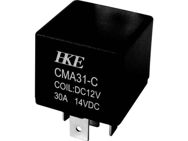 HKE kjøretøysrelé CMA31-DC12V-C-NS 12 V/DC 30 A 1 bryterkontakt (skiftekontakt)