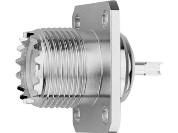 Telegärtner J01041B0632 J01041B0632 UHF-liitin Liitäntä, uppoasennus 50 Ω 1 kpl