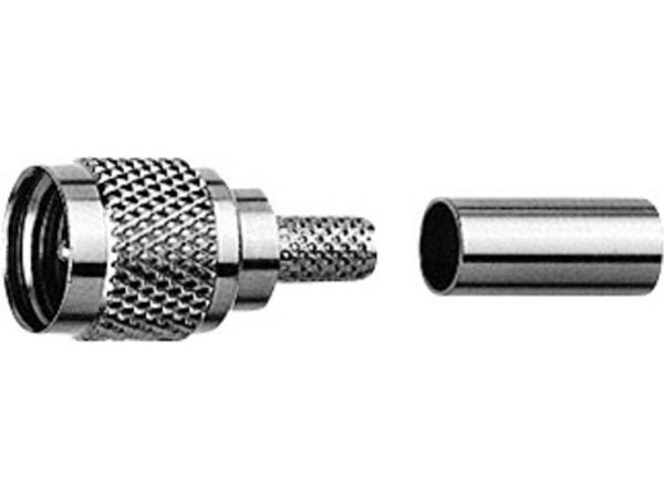 Telegärtner Mini UHF Straight Plug Crimp G1 (RG-58C/U) crimp/crimp