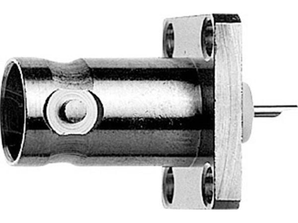 Telegärtner BNC innbyggingskontakt med flens 50 Ohm Z05 | a=Ø3,2 (1 stk.) (J01001A0698)