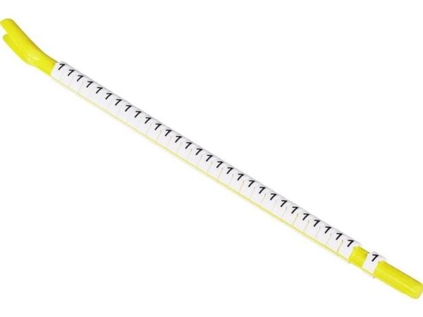 TE Connectivity STD03W-4 Merkintäklipsi Painettu 4 Ulkohalkaisija-alue 1,90-2,65 mm 092790-000