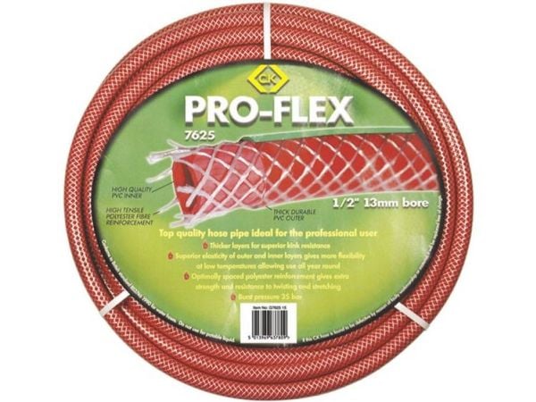 C.K Pro-Flex G762615 19 mm003/4 tuumaa 1 kpl Punainen puutarhaletku