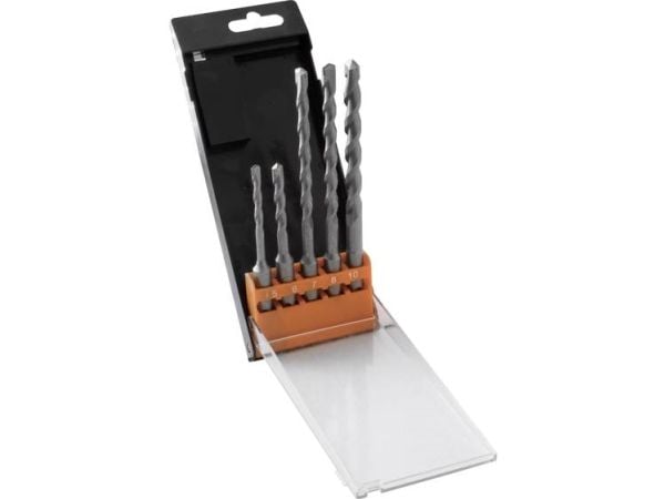 AVIT hardmetall hullbor-sett 5 deler 5/6/7/8/10 mm SDS-Plus