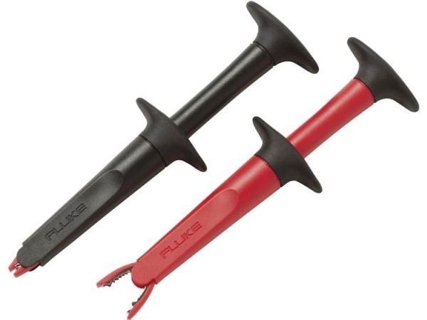 Fluke SureGrip, Testausklipsi, Musta, Punainen, CAT III, CAT IV, Nikkeli, 1000 V, 10 A