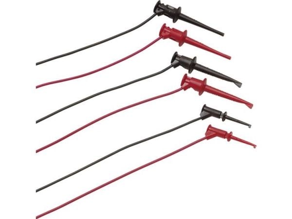 Fluke TL970, Testausjohdin, Musta, Punainen, 3 kpl