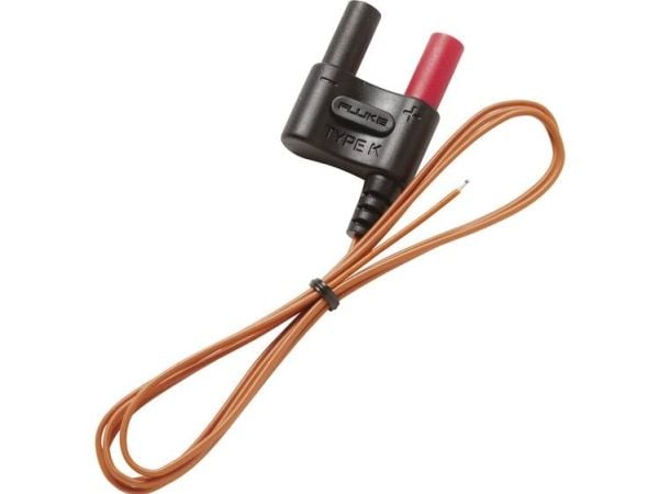 Fluke 80BK-A, Termoelement, °C, -40 - 260 °C, 2,2 °C, Koblet med ledninger (ikke trådløs), 1 m