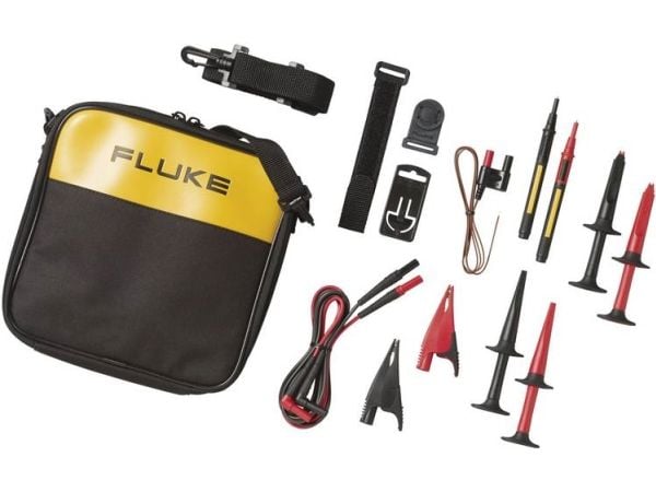 Fluke TLK289, Testausjohdin, -anturi ja klipsisarja, Musta, Punainen