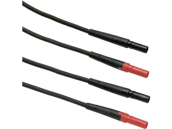 Fluke TL27, Testausjohdin, Musta, Punainen, CAT III, EPDM-kumi, 1,5 m, 1000 V