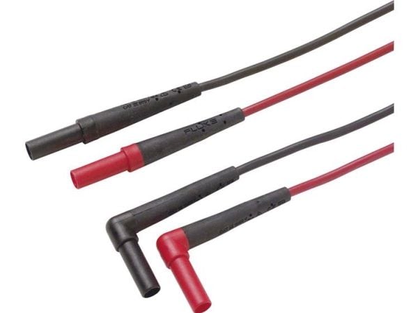Fluke TL224, Testausjohdin, Banaaniliittimet, CAT III,CAT IV, 150 cm, Silikoni, UL