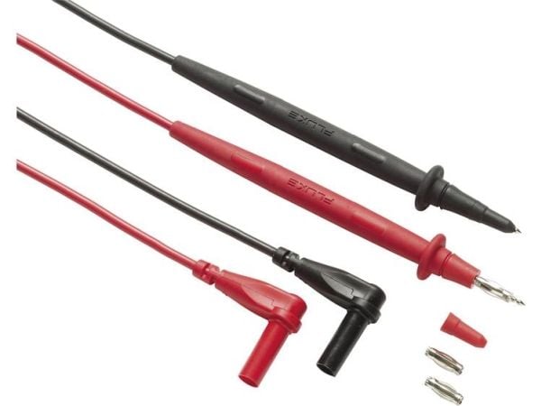 Fluke TL76, Testausjohdin, CAT IV, 2 mm, 4 mm, Fluke 175, 177, 179, 287, 289, 705, 707, 707Ex, 709, 709H, 712 RTD, 715, 724, 787, 789, 83V, 87V, 1,5 m