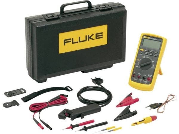 Fluke 88V/A, 98 mm, 52 mm, 201 mm, 624 g, 9V, 9 V