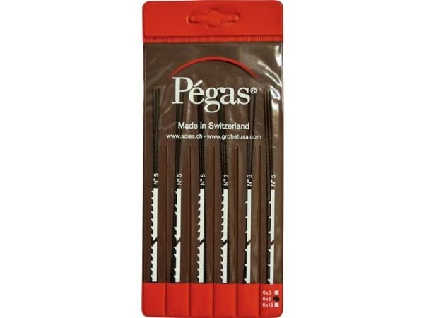 Pegas PS906x6DI løvsagblader (1 sett, 6 deler)