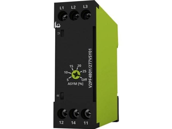 Valvontareleet 208 - 480 V/AC 1 x vaihtokosketin tele V2PF480Y/277VSY01 1 kpl 1 kpl