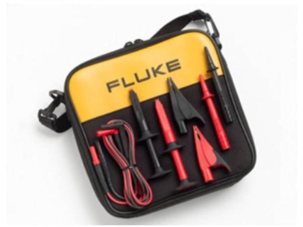 Fluke TLK-220 SureGrip Industrial Test Lead Kit, Testausjohdin, -anturi ja klipsisarja, Banaaniliittimet, Fluke 175, 177, 179, 83V, 87V