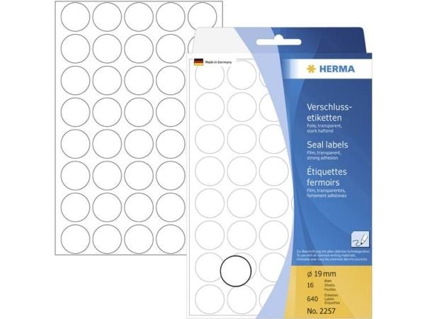 HERMA 2257, 640 kpl, 16 arkkia