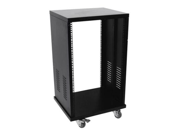 Roadinger 30103196, Frittstående hylle, 22U, 100 kg, 28,9 kg, Svart