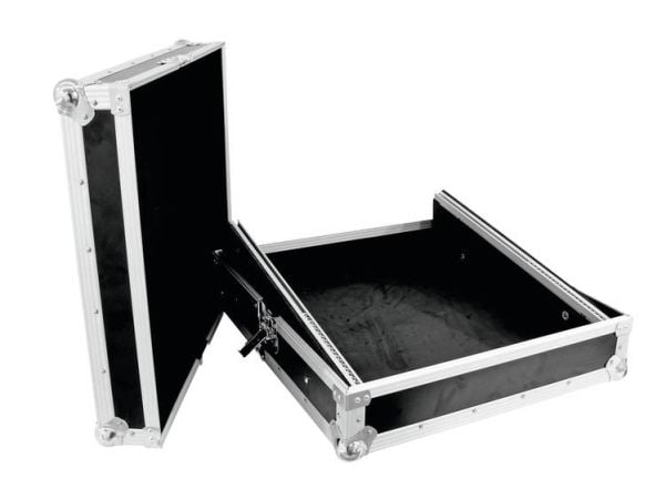 Roadinger 30111565, Transportkasse, DJ Mixebord, Aluminium, Kryssfiner, Svart, Sølv, 550 mm, 550 mm