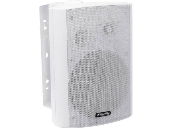 Omnitronic 80710531, 2-veis, Koblet med ledninger (ikke trådløs), 40 W, 70 - 20000 Hz, Hvit