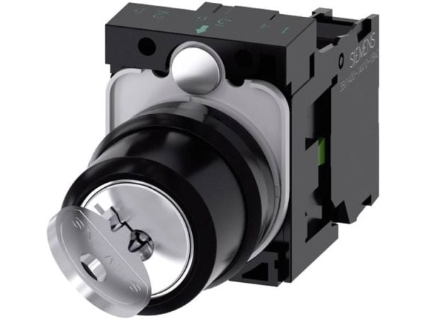 Siemens 3SU1100-4BF11-1BA0, Muovi, Musta, Metallinen, 86 g, 50 mm, 30 mm, 100 mm