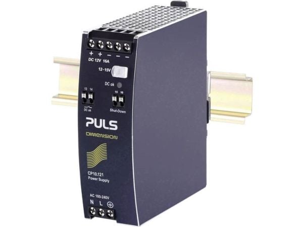 PULS DIN-kiskoon asennettava virtalähde CP10.121 12 V/DC 16000 mA 192 W 1 x (CP10.121)