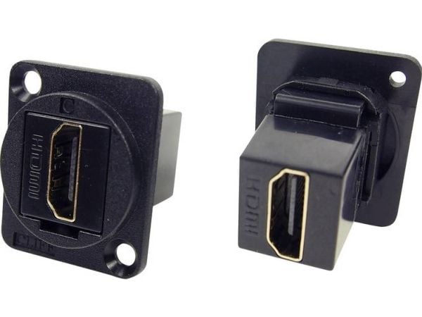 XLR-sovitin HDMI A naaras HDMI A naaras sovitin, uppoasennus CP30200G CP30200G CP30200G Cliff Sisältö: 1 kpl