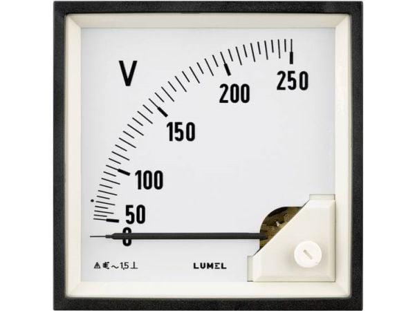 Lumel EA19 panelmåler 96 x 96 mm 250 V AC mykt jern
