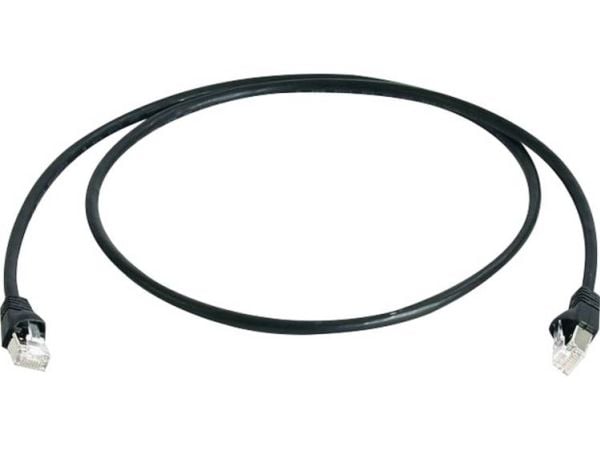 Telegärtner MP8 FS 600 - Nettverkskabel - RJ-45 (hann) til RJ-45 (hann) - 20 m - SFTP - CAT 7 - svart